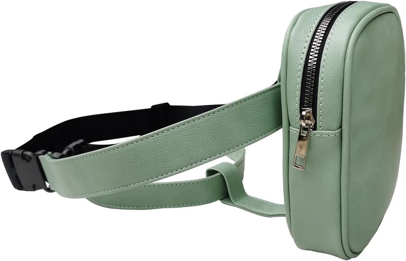 Larswon Plus Size Leg Harness Bag for Women - Synthetic Leather Thigh Pouch Hip Fanny Pack - Image 4